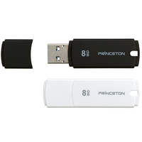 PRINCETON コンパクトUSBフラッシュメモリー PFU-XJFシリーズ 8GB(ブラック) (PFU-XJF/8GBK)画像