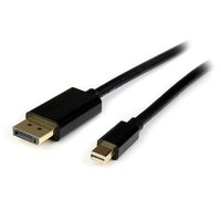 StarTech 4m Mini DisplayPort – DisplayPort 変換ケーブル DP/ディスプレイポート(オス) – mDP/ミニディスプレイポート(オス) (MDP2DPMM4M)画像