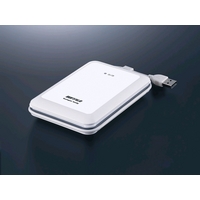 BUFFALO USB2.0対応 耐衝撃ポータブルHDD TurboUSB機能搭載 500GB ホワイト (HD-PSG500U2-WH)画像