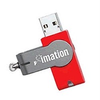 IMATION Flash Drive Mini USB フラッシュメモリ 4GB レッド FlashD-Mini4G (FLASHD-MINI4G)画像