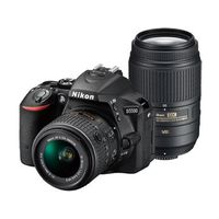 ニコン デジタルカメラ D5500 ダブルズームキット ブラック D5500WZBK (D5500WZBK)画像