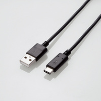 ELECOM USB2.0ケーブル/A-Cタイプ/認証品/1.5m/ブラック U2C-AC15NBK (U2C-AC15NBK)画像