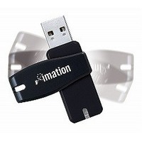 IMATION Nano Pro Flash Drive(フラッシュドライブナノプロ)ブラック 8GB (UFDNP8GBK)画像