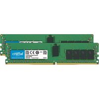 crucial 32GB Kit (16GBx2) DDR4 2400 MT/s (PC4-2400) CL17 DR x8 ECC Registered DIMM 288pin (CT2K16G4RFD824A)画像