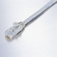 ELECOM EU RoHS指令準拠 CAT6対応 LANケーブル 7m/簡易パッケージ仕様(ライトグレー) (LD-GP/LG7/RS)画像
