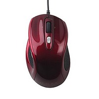 シグマA・P・Oシステム Mサイズレーザー式5ボタン1チルトホイールマウス（ガーネットレッド） (SLATM01RD)画像