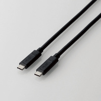 ELECOM スマホ用USBケーブル/USB3.1(Gen1)(C-C)/認証品/2.0m/ブラック (MPA-CC13A20NBK)画像