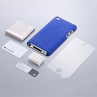 Simplism Thinpoly Cover Set for iPod touch (4th) Solid Blue TR-TCSTC4-SBL (TR-TCSTC4-SBL)画像
