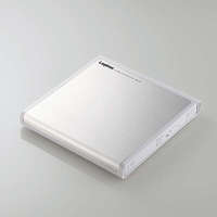 Logitec ポータブルDVDドライブ/Type-A/書き込み/ホワイト (LDR-PMM8U2LWH)画像