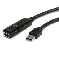 StarTech USB 3.0 アクティブ延長ケーブル 3m Type-A(オス) – Type-A(メス) USB 3.0 リピータケーブル (USB3AAEXT3M)画像