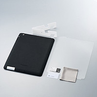 Simplism Silicone Case Set for iPad 2 Black TR-SCSIPD2-BK (TR-SCSIPD2-BK)画像