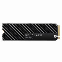Western Digital WD Black SN750 SSD M.2 2280 PCIe Gen3x4 NVMe 1TB with heatsink (WDS100T3XHC)画像