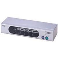 COREGA CG-PC4KDMA DVI/PS2専用 パソコン自動切替器 4台用 (CG-PC4KDMA)画像