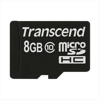 Transcend 8GB マイクロSDHC CARD TS8GUSDC10 (TS8GUSDC10)画像