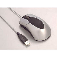 ARVEL MS17SV　USB＆PS/2光学式マウス　Mseries　シルバー＆ブラック (MS17SV)画像
