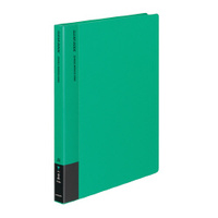 コクヨ ラ-720G クリヤーブック 替紙式 A4縦 30穴 12枚ポケット 緑 (720G)画像
