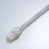 ELECOM プロテクタ付 Gigabit(カテゴリー6) LANケーブル(ストレート/1m/クリアホワイト)　10本セット (LD-GP/CW1/10)画像