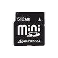 GREENHOUSE GH-SDCM512M 512MB miniSDカード (GH-SDCM512M)画像