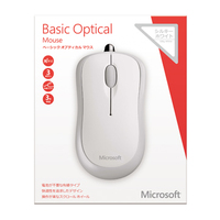 Microsoft Microsoft Basic Optical Mouse USB Port Japanese 1 License Price Diff White (P58-00070)画像