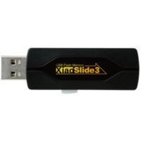 PRINCETON Xiao Slide3 16GB USB3.0対応フラッシュメモリ ブラック (PFU-XS3S/16GK)画像