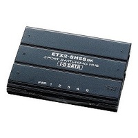 I.O DATA 5ポートレイヤー2スイッチングハブ(メタルブラック) ETX2-SH5SBK (ETX2-SH5SBK)画像