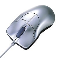 ELECOM pop graastマウス (シルバー) (M-PG2UP2RSV)画像