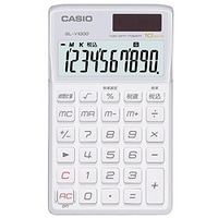 CASIO NEO-STYLE電卓/手帳サイズ/10桁/時間計算/税計算/リッチホワイト (SL-V1000-WEN)画像