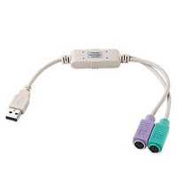 サンワサプライ USB-CVPS2 USB-PS2コンバータケーブル (USB-CVPS2)画像