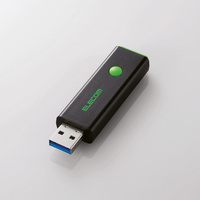 ELECOM USBメモリー/USB3.0対応/プッシュ式/PSU/16GB/グリーン MF-PSU316GGN (MF-PSU316GGN)画像
