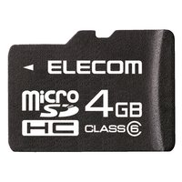 ELECOM class6対応microSDHCメモリーカード/4GB MF-MRSDH04GC6 (MF-MRSDH04GC6)画像