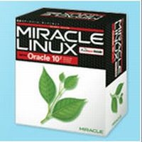 MIRACLE LINUX MIRACLE LINUX V4.0 with Oracle Database 10g Standard Edition   (5 Named User Plus) (ML01226-01)画像