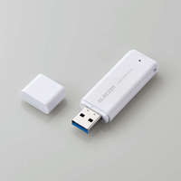 ELECOM 外付SSD/ポータブル/小型/キャップ式/1TB/ホワイト (ESD-EMC1000GWH)画像