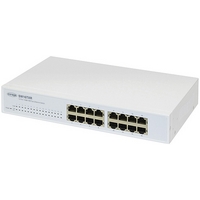 COREGA CG-SW16TXR 100BASE-TX/10BASE-T 16ポート搭載 電源内蔵型スイッチングHUB (CG-SW16TXR)画像