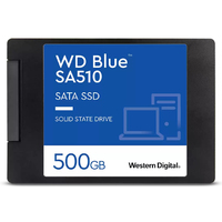 Western Digital WDS500G3B0A WD Blue SA510 SSD SATA6Gb/s 500GB 2.5inch (WDS500G3B0A)画像