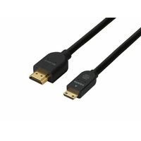 SONY HIGH SPEED HDMI ミニタイプケーブル 1.5m (DLC-HEM15/B)画像