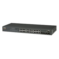 FXC FXC5428 24ポート 10/100/1000Mbps および 4ポートSFP+ 管理機能付スイッチ (FXC5428)画像