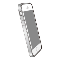 パワーサポート フラットバンパーセット for iPhone5s/5(シルバー&ブラック) (PJK-45)画像