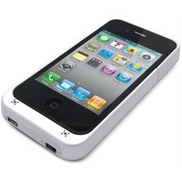 マグレックス +M Battery iPhone4/4S バッテリー内蔵ケース ホワイト (MB01-WH)画像