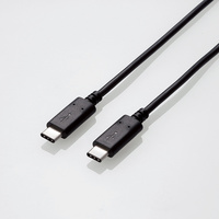 ELECOM USB2.0ケーブル/C-Cタイプ/認証品/2.0m/ブラック U2C-CC20NBK (U2C-CC20NBK)画像