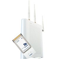 PLANEX Draft IEEE802.11n 300Mbps対応高速無線LANルータ＆無線LANカードセット (MZK-W04N-PK)画像