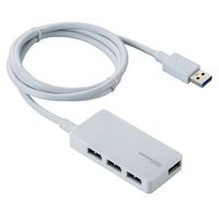 USBHUB3.0/A408S/ACアダプタ付/セルフパワー/4ポート/ホワイト画像