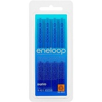 SANYO 充電式ニッケル水素電池 eneloop 単4形8個パック HR-4UTG-8BP (HR-4UTG-8BP)画像