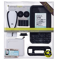 Simplism Starter Pack for iPod touch (4th) Black TR-SPTC4-BK (TR-SPTC4-BK)画像