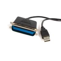 StarTech 3m USB-パラレルプリンタコンバータケーブル USB A(4ピン)-セントロニクス/アンフェノール 36ピン(IEEE1284準拠) 変換ケーブル オス/オス (ICUSB128410)画像