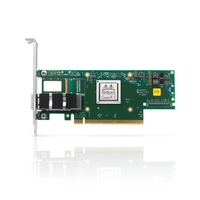 ConnectX-6 VPI adapter card, 100Gb/s (HDR100, EDR IB and 100GbE), single-port QSFP56, PCIe3.0/4.0 x16, tall bracket画像