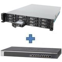 NETGEAR 【1台限定特価】ReadyNAS4220 36TB NAS(8ポート10GbEスイッチ付き) (RN422X123/XS708E)画像