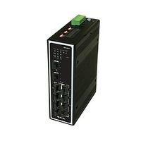PLANEX 産業用7ポート10/100BASE-TX + 2スロット100BASE-FX マネジメントスイッチ (ISM-2007F)画像