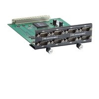 MOXA 8ポート RS-232C/422/485シリアルモジュール、DB9、光絶縁 (DA-SP08-I-DB)画像