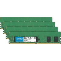 crucial 16GB Kit (4GBx4) DDR4 2400 MT/s (PC4-2400) CL17 SR x8 ECC Registered DIMM 288pin (CT4K4G4RFS824A)画像