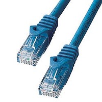サンワサプライ カテゴリ6単線LANケーブル ブルー 20m LKB6-20BL (LKB6-20BL)画像